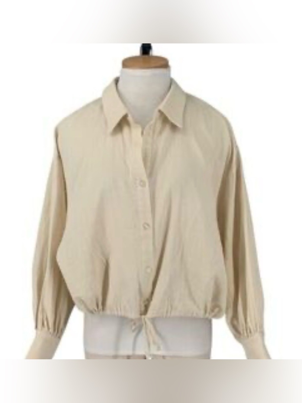 Drew cotton long sleeve button up shirt size Large
